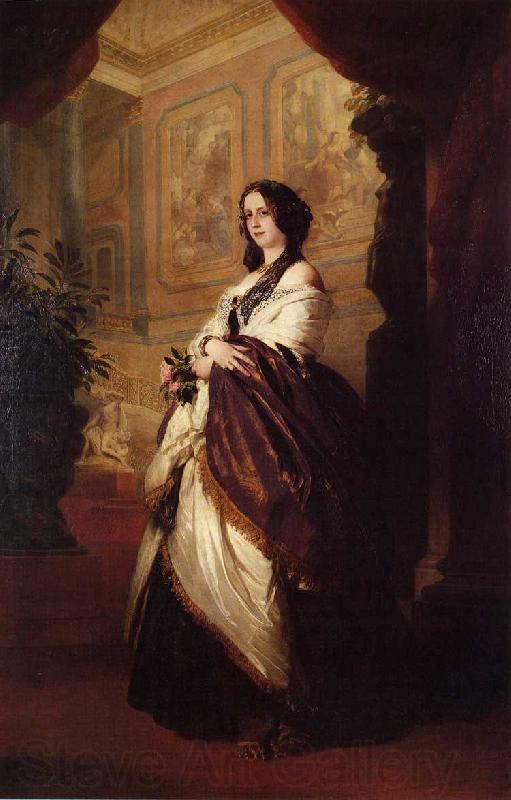 Franz Xaver Winterhalter , Harriet Howard, Duchess of Sutherland Spain oil painting art
